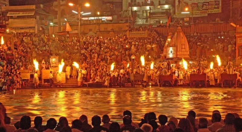 From Delhi: Haridwar & Rishikesh 2-Day Spiritual Tour - Evening Ganges Aarti