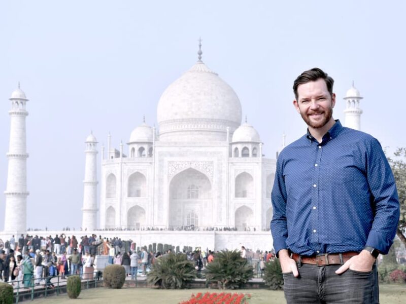 From Delhi: Taj Mahal, Agra Vrindavan & Mathura Tour by Car - Agra Fort Exploration