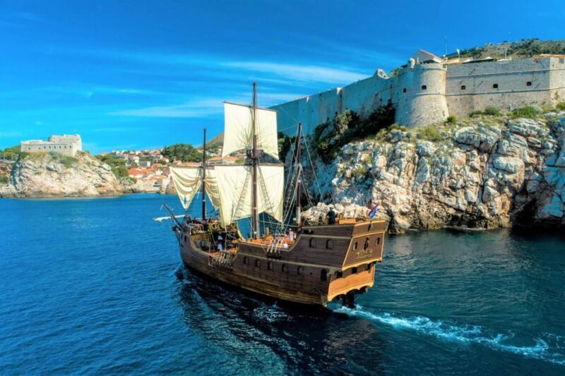 From Dubrovnik: Elaphiti Islands Galleon Cruise with Lunch - Key Points