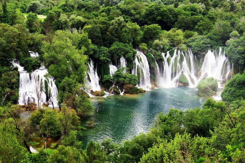 From Dubrovni:Mostar, Kravica Waterfalls, and Kajtaz Tour - Key Points