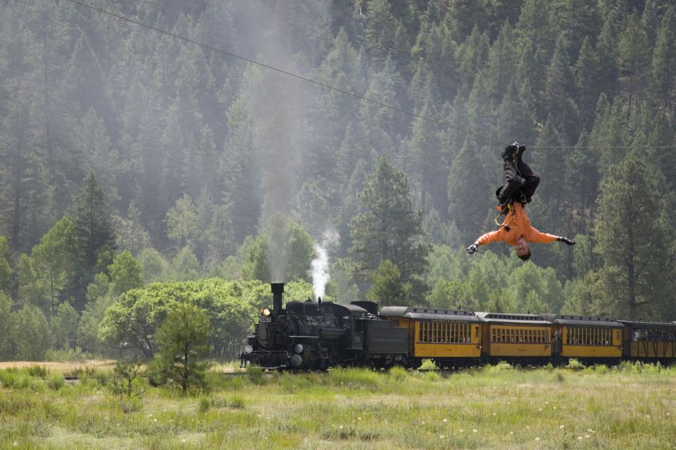 From Durango: Narrow Gauge Railroad & Ziplining With Dining - Ziplining Adventure