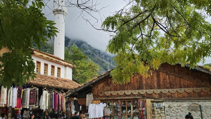 From Durres/Golem: Kruja & Holy Mountain & Old Bazaar Tour - Key Points