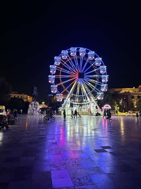 From Durres/Golem : Lights of Tirana by Night - Discover Tirana After Dark: Lights of Tirana by Night
