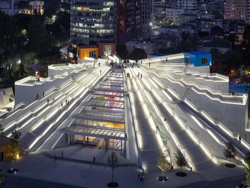 From Durres/Golem : Lights of Tirana by Night - Final Note