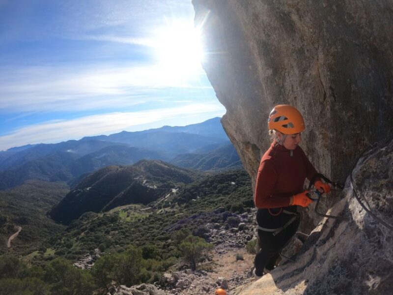 From Estepona: Benalauria via Ferrata Climbing Tour - Itinerary and Logistics
