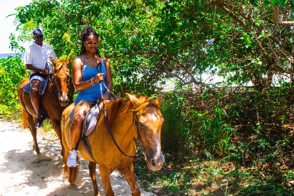From Falmouth: Horseback Ride N Swim With Green Grotto Caves - Inclusions and Exclusions