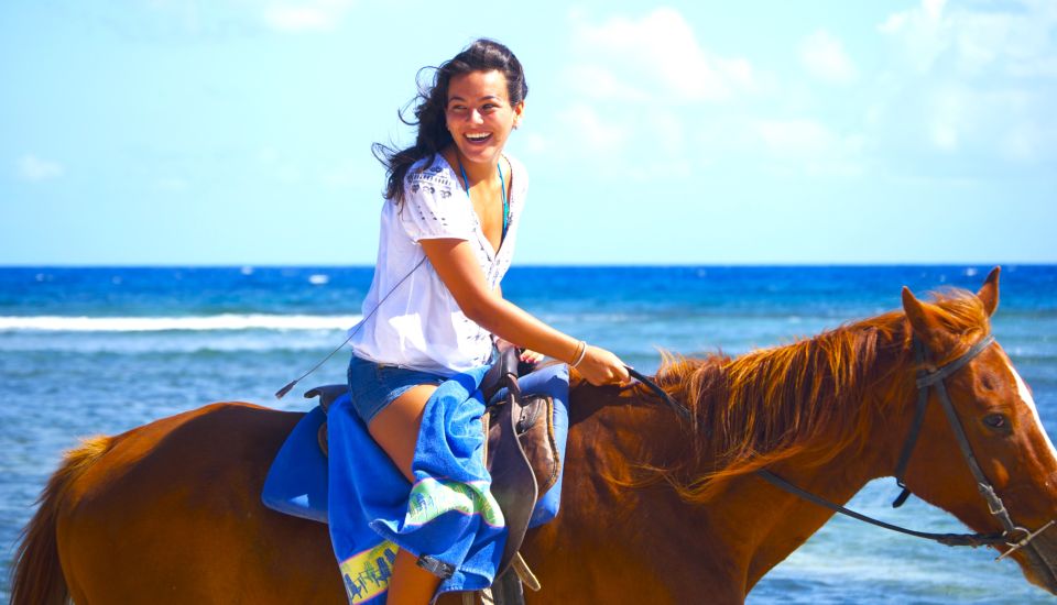From Falmouth: Irie Blue Hole, Horseback Ride, and Swim Tour - Scenic Countryside Drive