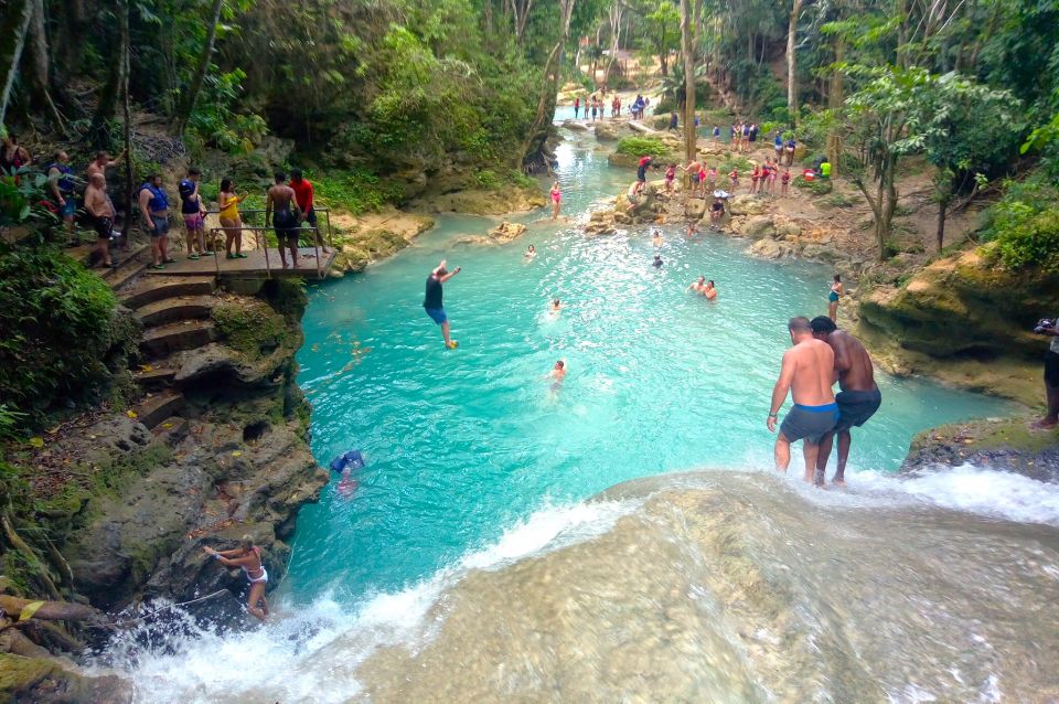 From Falmouth: Irie Blue Hole, Horseback Ride, and Swim Tour - Complimentary Lunch Stop