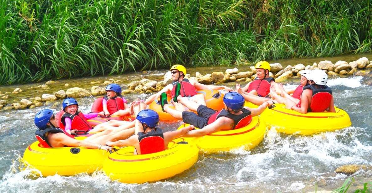 From Falmouth: Waterfalls, Blue Hole and River Tubing Tour - Waterfall Exploration