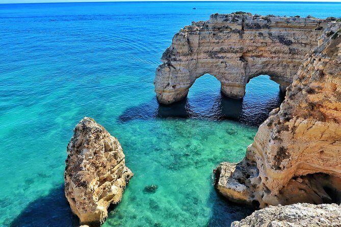 From Faro: Visit Benagil Cave, Marinha Beach, Algar Seco & More - A close look at the Algarve Coast from Faro