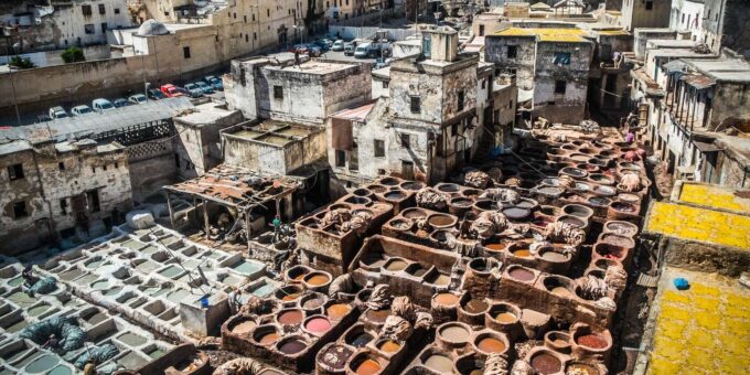 From Fes : 10 Days To Tangier Highlights Morocco Tour - The Blue-Washed Town of Chefchaouen