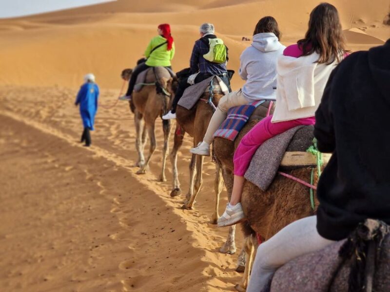 From Fes: 2-Day Erg Chebbi Desert Tour to Marrakech or Fes - Camel Trekking Experience