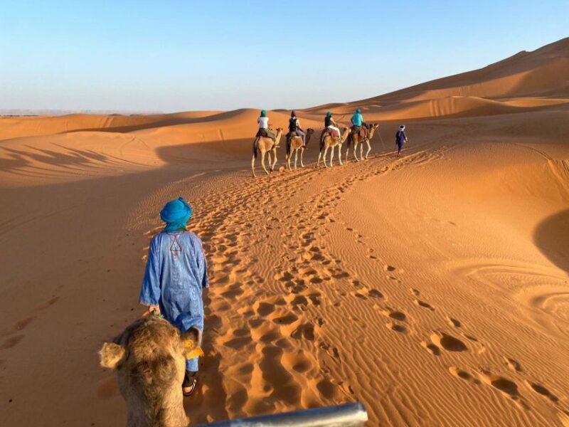 From Fes:3Days 2Nights Desert Trip to Marrakech via Merzouga - Exploring Merzouga and Tinghir