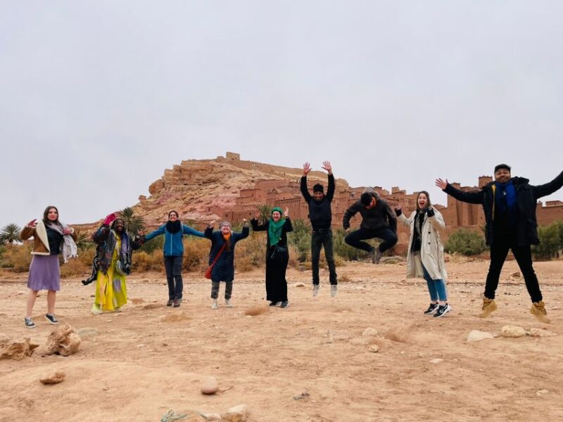 From Fes:3Days 2Nights Desert Trip to Marrakech via Merzouga - Visiting Ouarzazate and Todgha Gorges