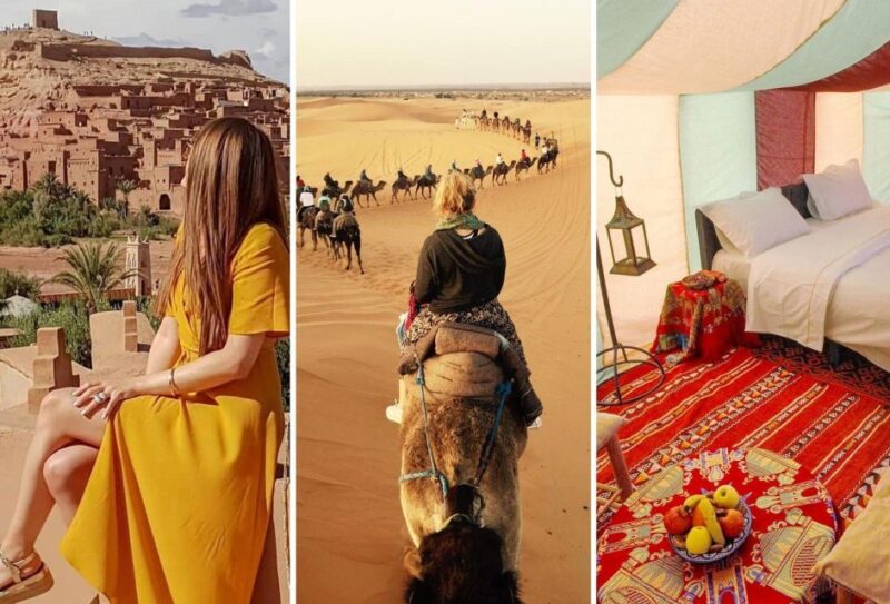 From Fez: 3-Day Desert Tour to Merzouga and Marrakech - Itinerary Highlights