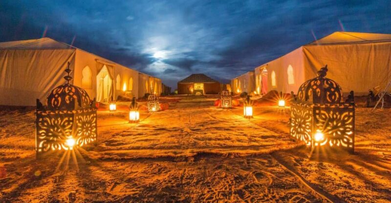 From Fez: 3-Day Excursion to the Merzouga Desert Luxury Tent - Accommodations and Dining