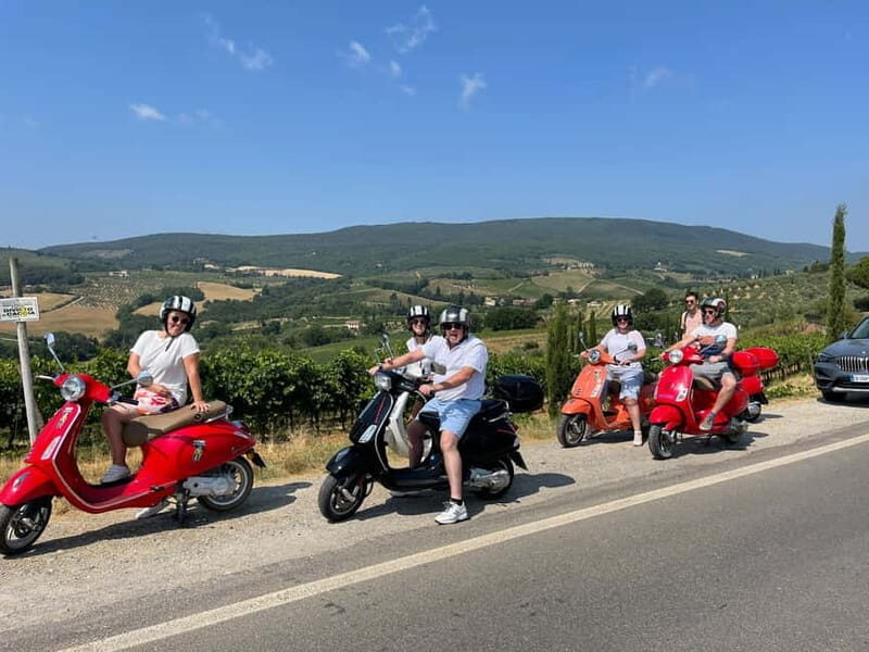 From Florence: Tuscany and Chianti Vespa Tour with Lunch - Key Points