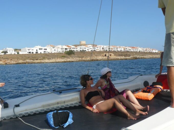 From Fornells: Half-Day Menorca Catamaran Trip W/ Snorkeling - Multilingual Tour Availability