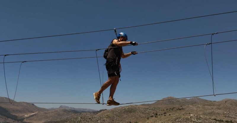 From Granada: Climb Zafarrayas Via Ferrata John Hogbin - Key Points