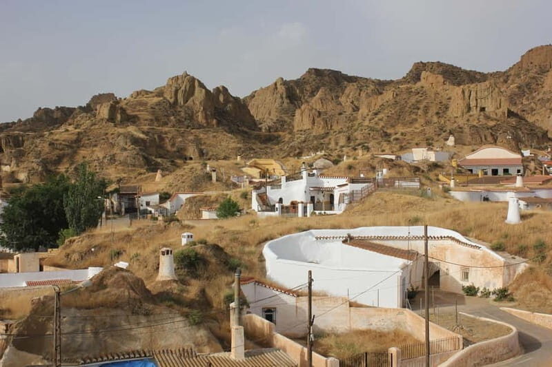 From Granada: Granada Geopark, Guadix and Troglodyte City - Free Time for Lunch, Shopping, and Relaxation