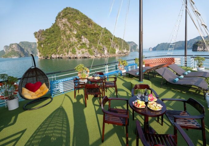From Ha Noi: Ha Long Bay With Titov, Surprising Cave & Kayak - About Ha Long Bay
