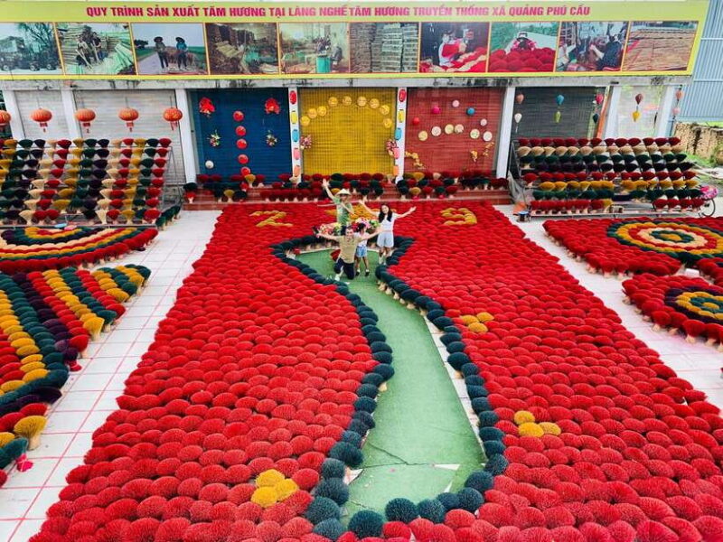 From Hanoi: Incense Village, Conical Hat and HaThai Art Tour - Full-Day Tour Highlights