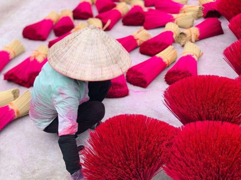 From Hanoi: Incense Village, Conical Hat and HaThai Art Tour - Unique Experiences and Cultural Insights