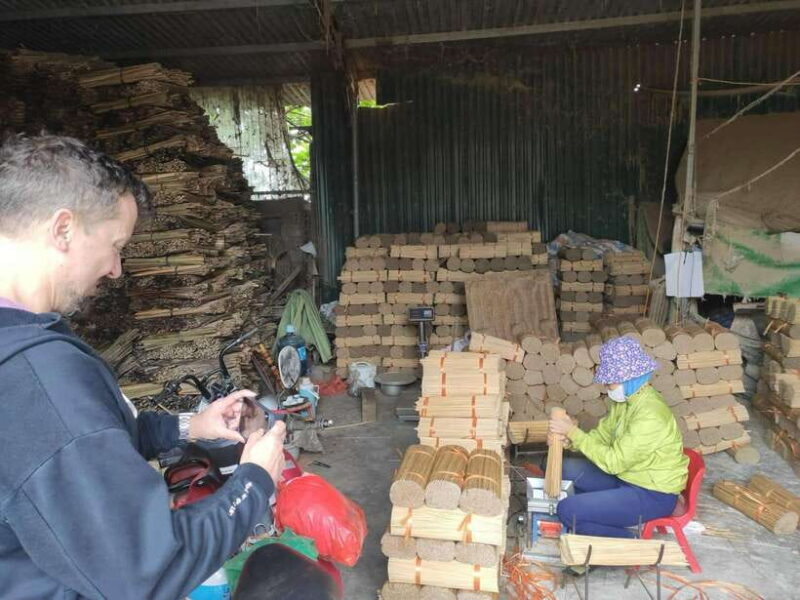 From Hanoi:Quang Phu Cau Incense Village &Chuong Hat Village - Key Points