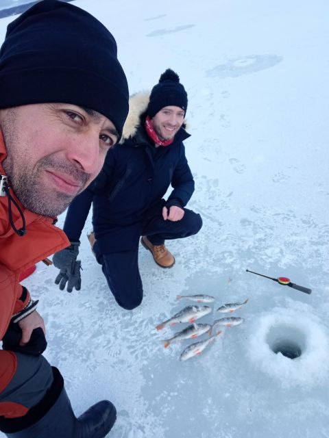 From Helsinki: Bodom Lake Ice Fishing with Food & Drinks - The Fishing Experience: Simple, Fun, and Educational
