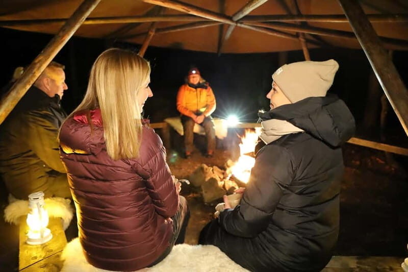From Helsinki: Guided Forest Walk in the dark with campfire - Starting Point and Transportation