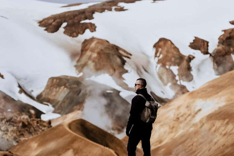 From Highland Base: Hike to the geothermal gem Hverabotn - Key Points