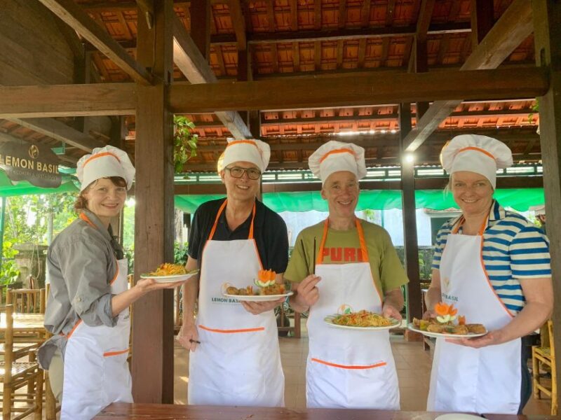 From Hoi An: Cooking Class at Organic Farm - Itinerary and Activities