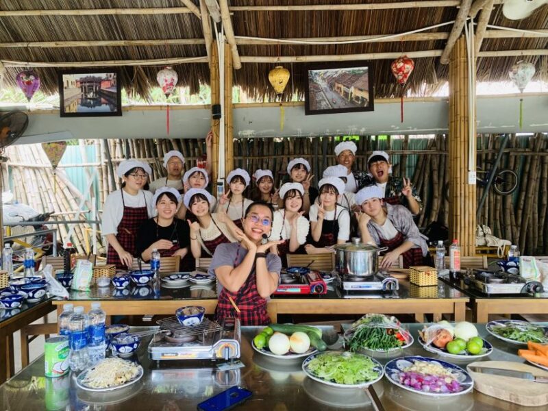From Hoi An: Market Tour, Basket Boat Ride and Cooking Class - Bamboo Basket Boat Ride