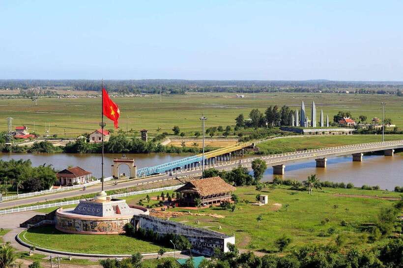 From Hue : Private Car to Phong Nha via DMZ & Sightseeing - Hien Luong Bridge: A Historical Landmark