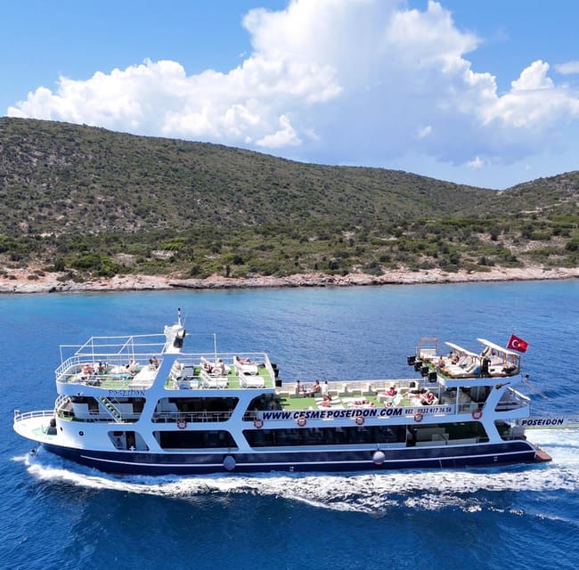 From Izmir: Full Day Boat Trip around Cesme with BBQ Lunch - Transportation & Group Size