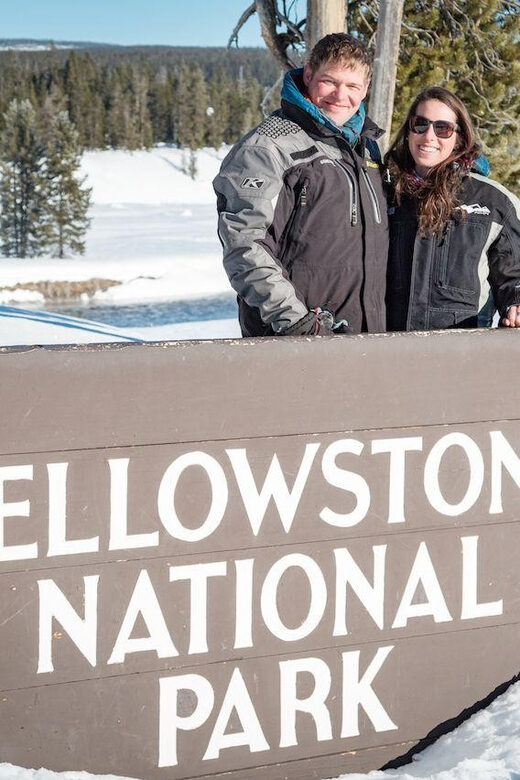 From Jackson: Yellowstone Grand Canyon Snowmobile Tour - A 65-Mile Journey Through Yellowstone’s Winter Wonder