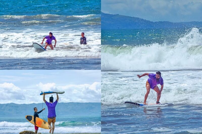 From Jakarta : Surfing Lesson 2 Day 1 Night - Pickup and Travel