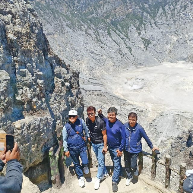 From Jakarta: Volcano, Tea & Rice Fields, Hot Spring - Bandung to Tangkuban Perahu Volcano