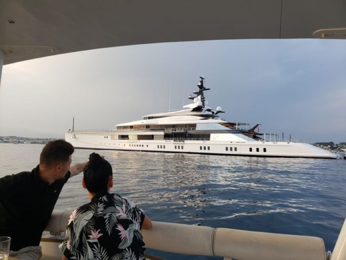 From Juan Les Pins: Private French Riviera Solar Boat Cruise - On-board Activities