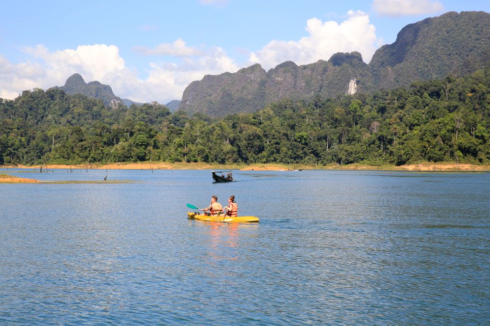 From Khao Lak: Khao Sok & Cheow Lan Lake Tour With Kayaking - Kayaking and Swimming