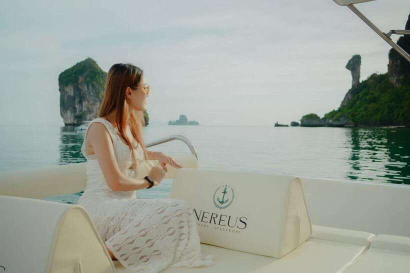 From Krabi: 4 Islands Day Trip by Luxury Speed Boat - Key Points