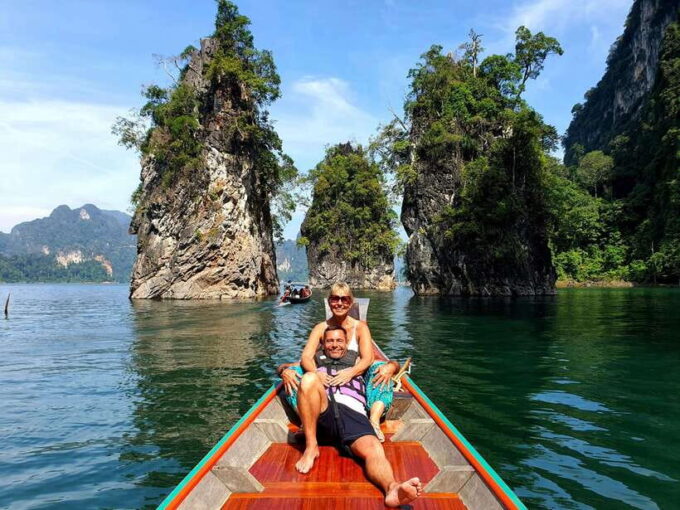 From Krabi: Cheow Lan Lake Day Trip With Lunch at Rafthouse - Hiking, Kayaking, and Caving