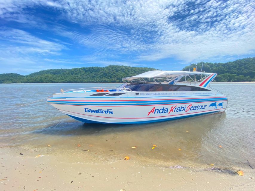 From Krabi: Phi Phi Island Full-Day Private Speed Boat Tour - Duration and Pickup/Drop-off