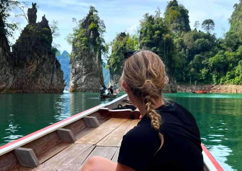 From Krabi : PRIVATE : The BEST of Khao Sok Lake & Rafting - Key Points