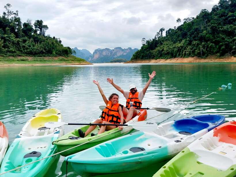 From Krabi : PRIVATE : The BEST of Khao Sok Lake & Rafting - Lunch and Refreshments