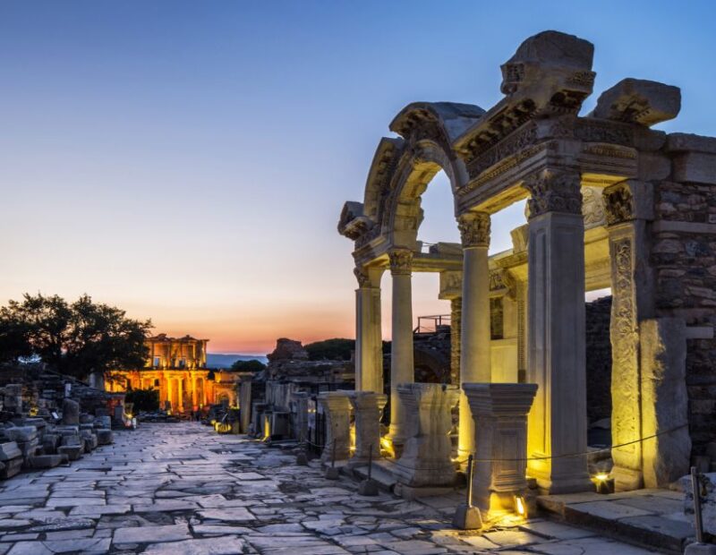 From Kusadasi: Ephesus and Pamukkale 2 Day Private Tour - Key Attractions in Ephesus