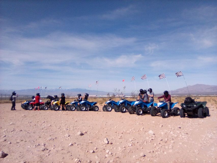 From Las Vegas: Nellis Dunes ATV Tour With Shuttle Transfer - Itinerary Highlights
