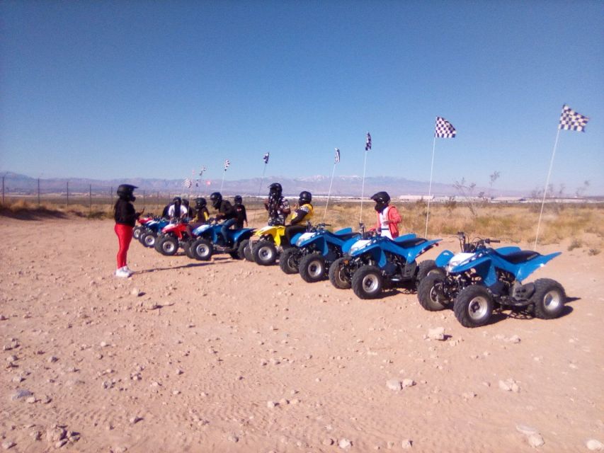 From Las Vegas: Nellis Dunes ATV Tour With Shuttle Transfer - Shuttle Transport