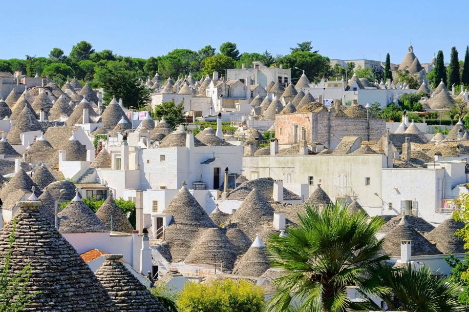 From Lecce: Ostuni, Alberobello, Polignano Tour - Discovering Alberobello