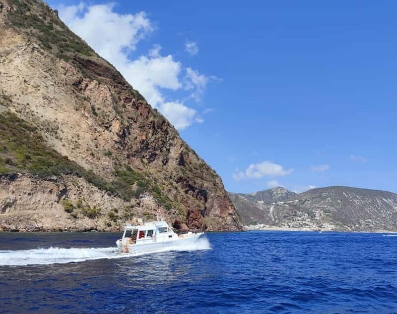 From Lipari: Alicudi & Filicudi boat tour (8 hours) SMALL GROUP - Key Points